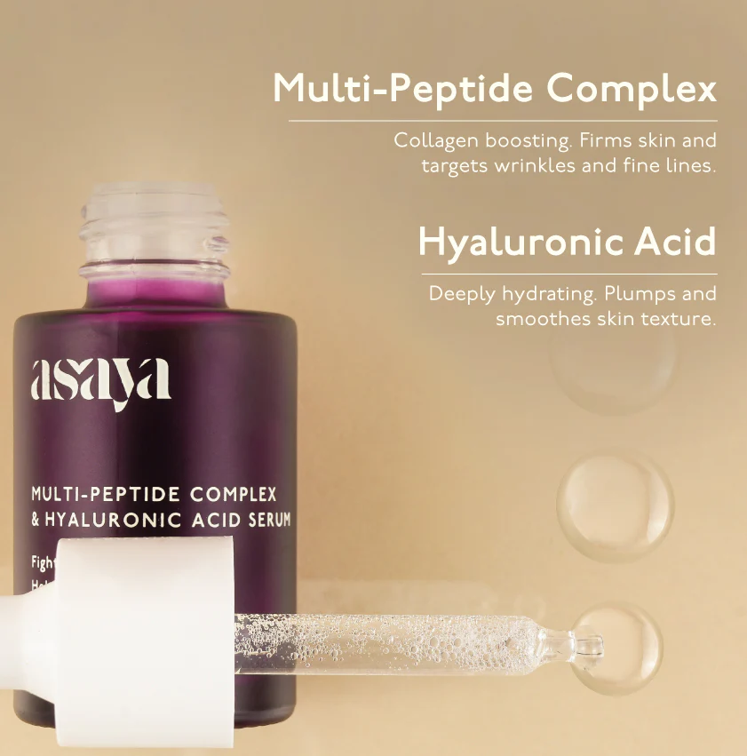 5% Multi Peptide Complex & Hyaluronic Acid Serum for Face, Collagen Booster - Mini Glow - Image 3