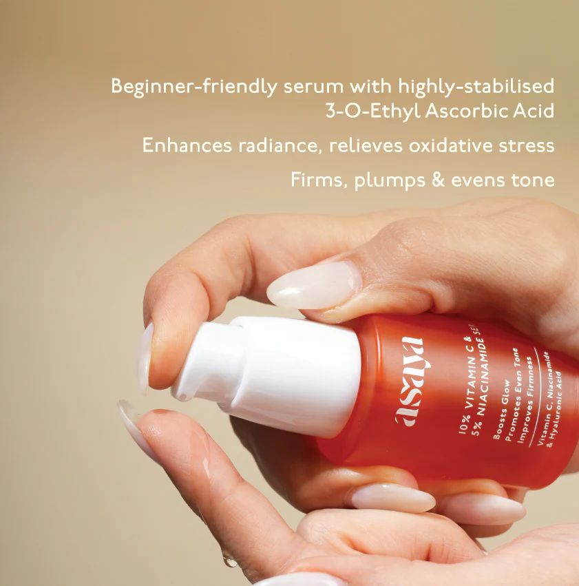 10% Vitamin C & 5% Niacinamide Serum for Dry Dull & Uneven Skin - Mini - Image 2