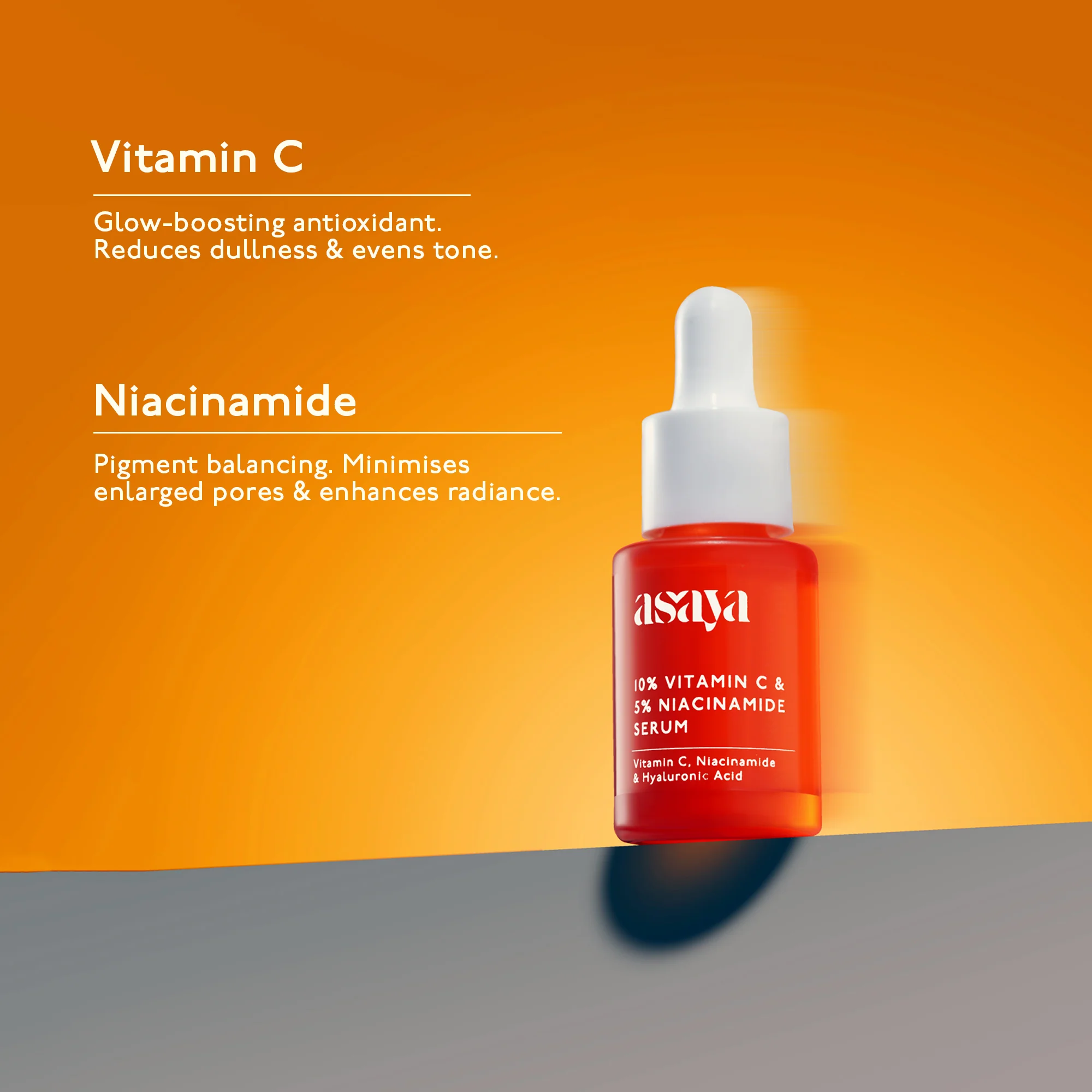 10% Vitamin C & 5% Niacinamide Serum for Dry Dull & Uneven Skin - Mini - Image 3