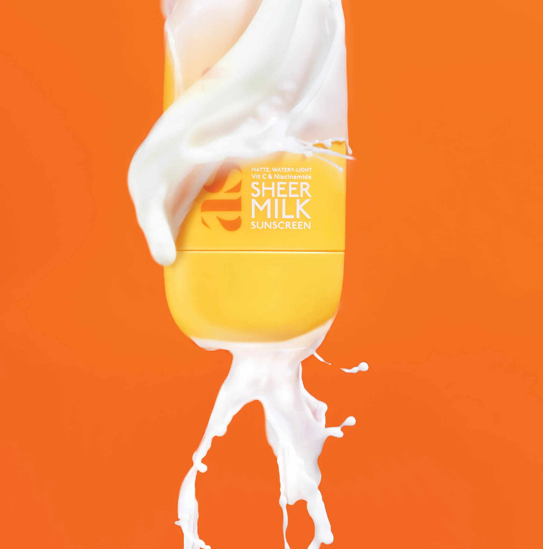 Sheer Milk Sunscreen - SPF 50 Matte Fluid Sunscreen - Image 5