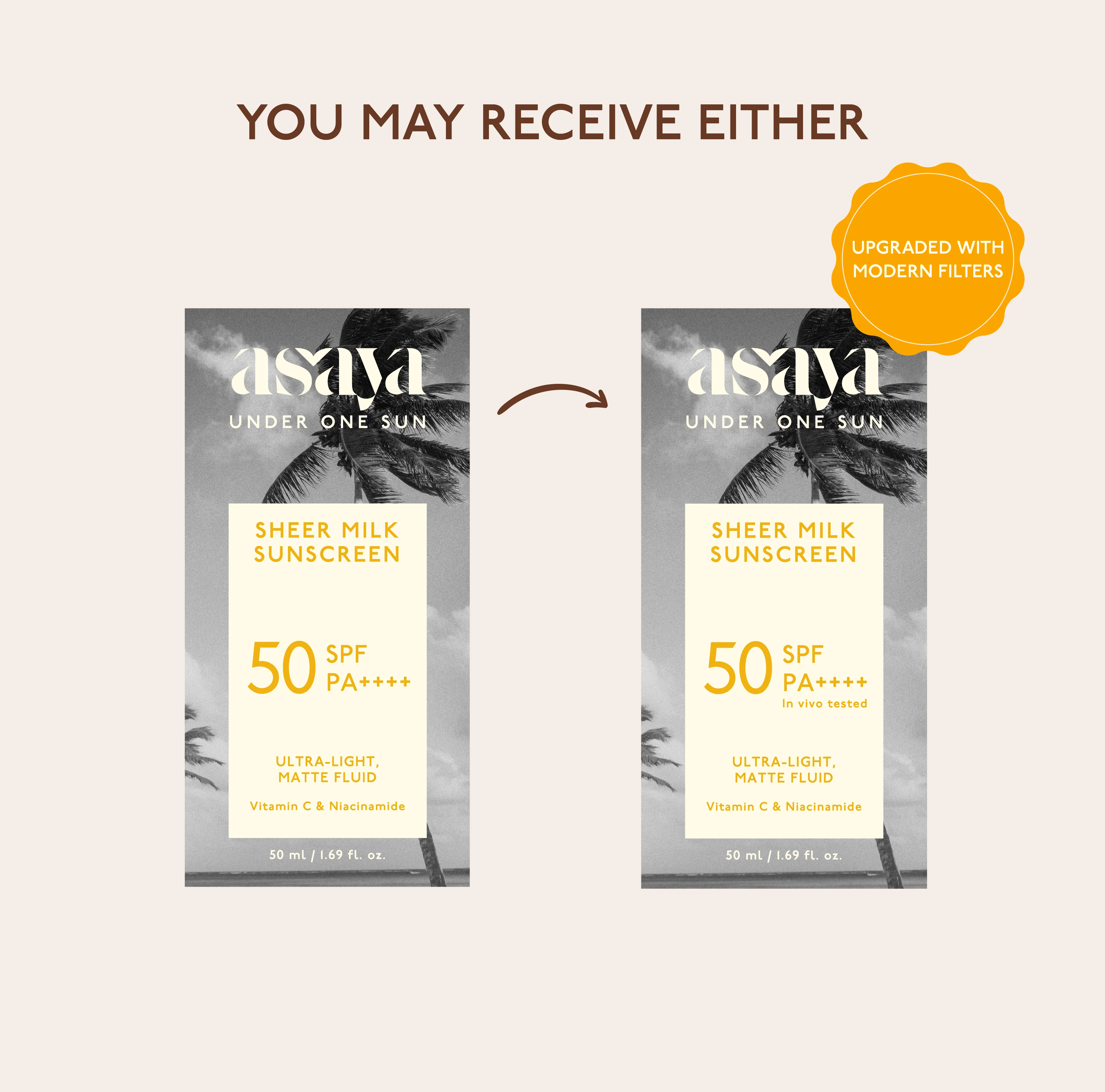 Sheer Milk Sunscreen - SPF 50 Matte Fluid Sunscreen - Image 7