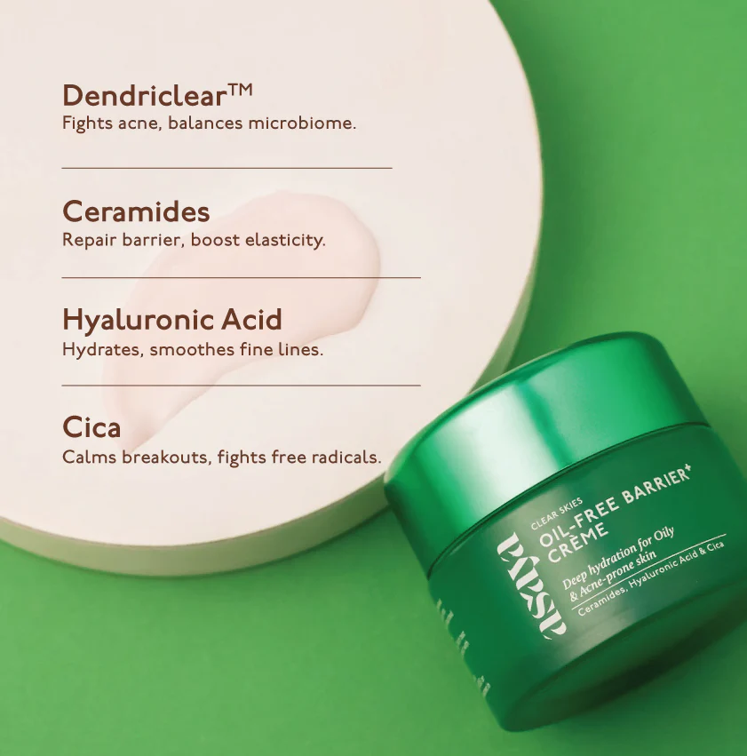 Oil-Free Barrier+ Crème - Barrier Repair & Hydrating Moisturizer - For Oily & Acne Prone Skin - Image 3