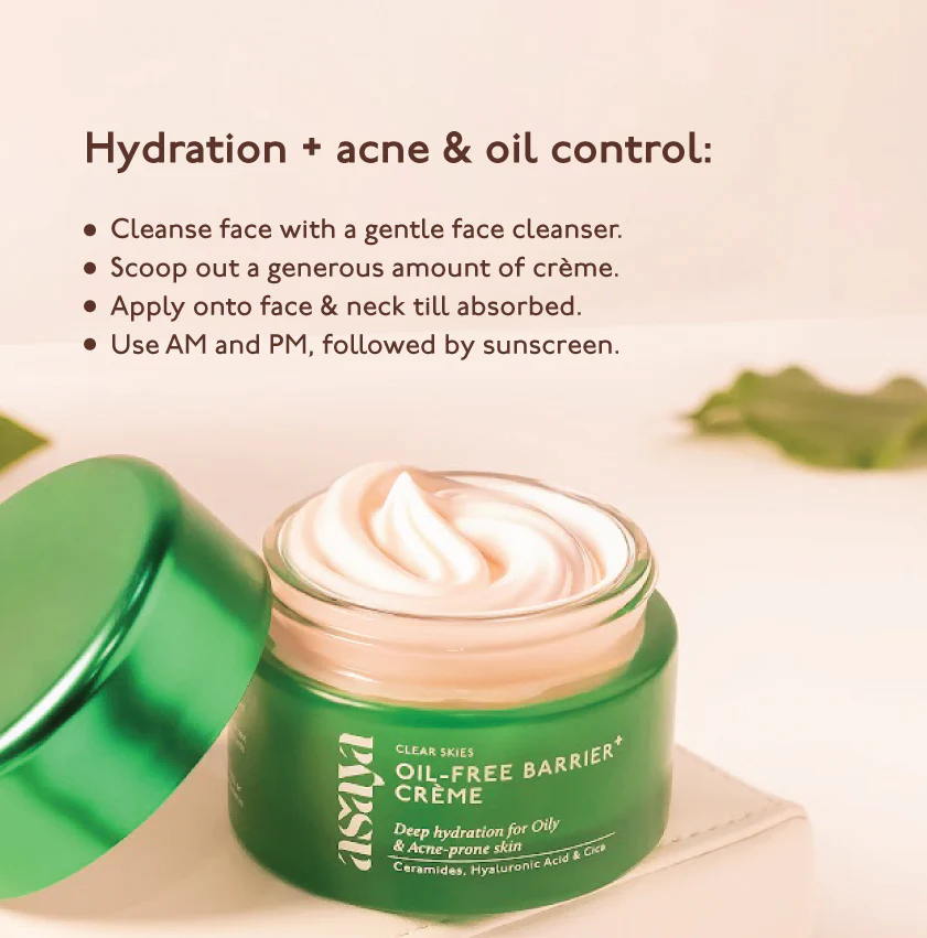 Oil-Free Barrier+ Crème - Barrier Repair & Hydrating Moisturizer - For Oily & Acne Prone Skin - Image 8