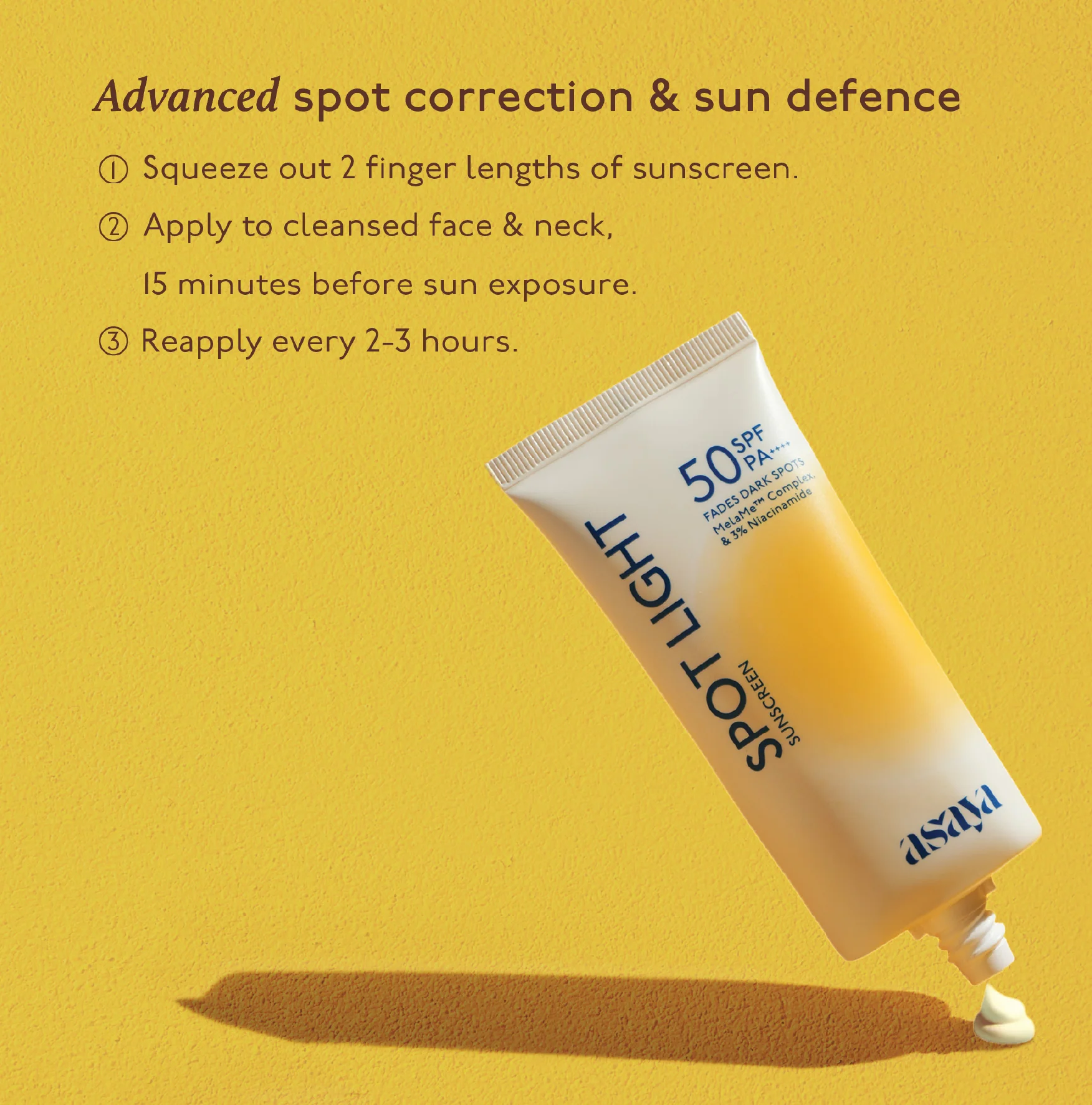Spot Light Sunscreen SPF 50 PA++++ for Dark Spots & Hyperpigmentation Pack of 2 - Image 8
