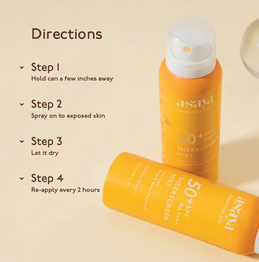 Sheerscreen Mist | Sunscreen Spray SPF 50+ - Image 7